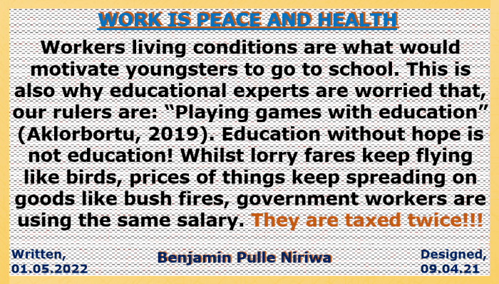 A Happy Worker Motivates Others: He/she is Healthy, Peaceful and Hard Working