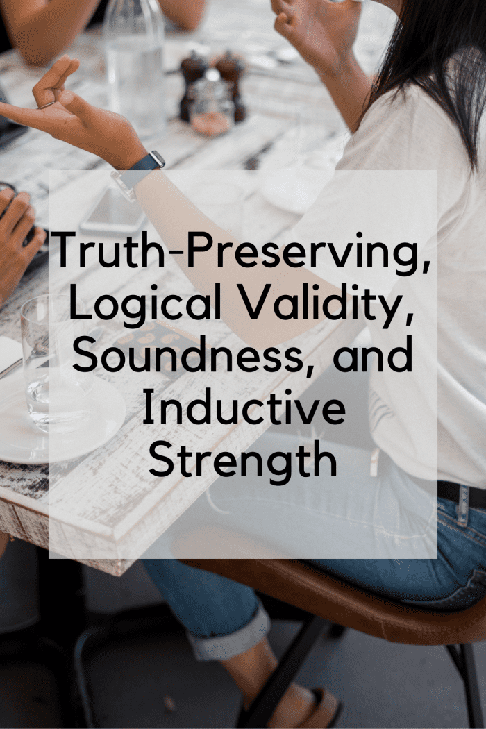 Knowing what it means to be truth-preserving and logically valid can be a hard thing to pin down. At least, it was.