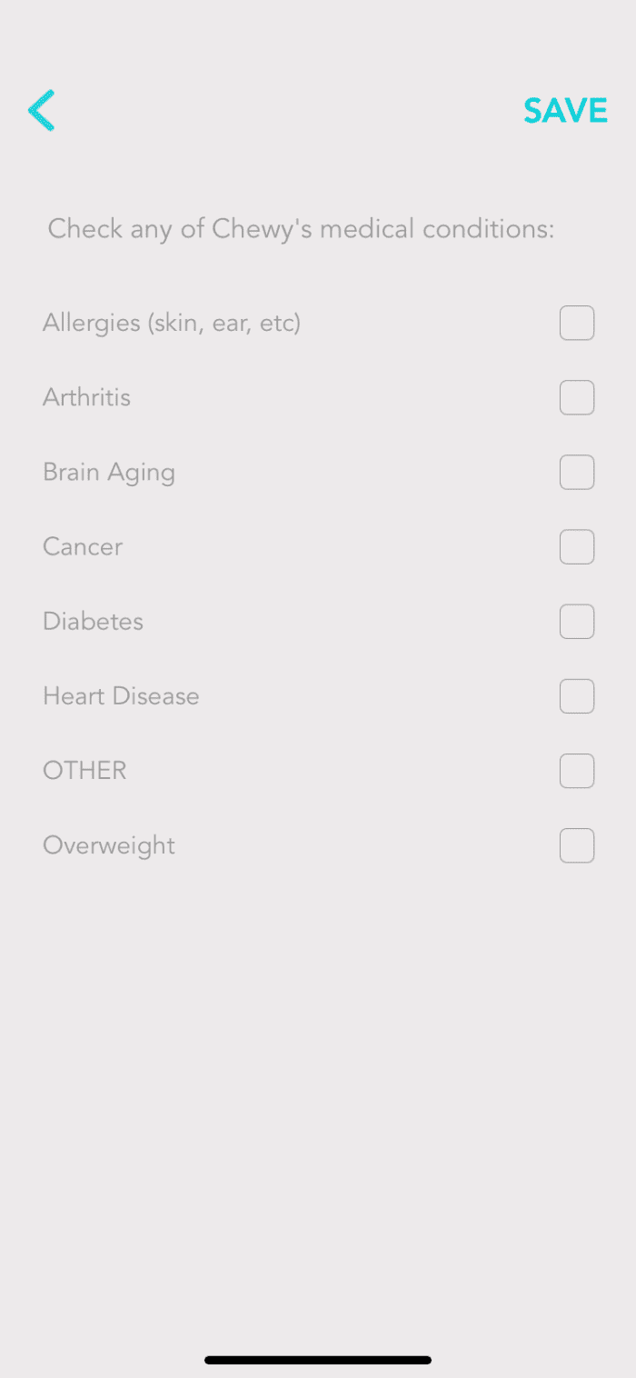 This is how we use the FREE App! My paw-parents can customize my health conditions to monitor how well I am doing managing my diabetes. I have my own social profile and can connect with other dog's my age, breed or with similar health conditions.