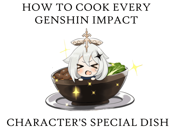 Naturally, if the Traveler had a special dish, it would be "Emergency Food" with Paimon as the main ingredient.