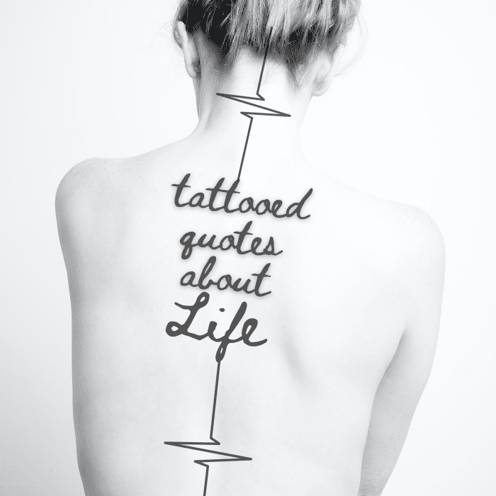 Tattoo Ideas Quotes on Life HubPages