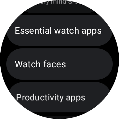 You should be able to find the Facer app under the Essential watch apps or a similar option on your Samsung Galaxy 4 watch