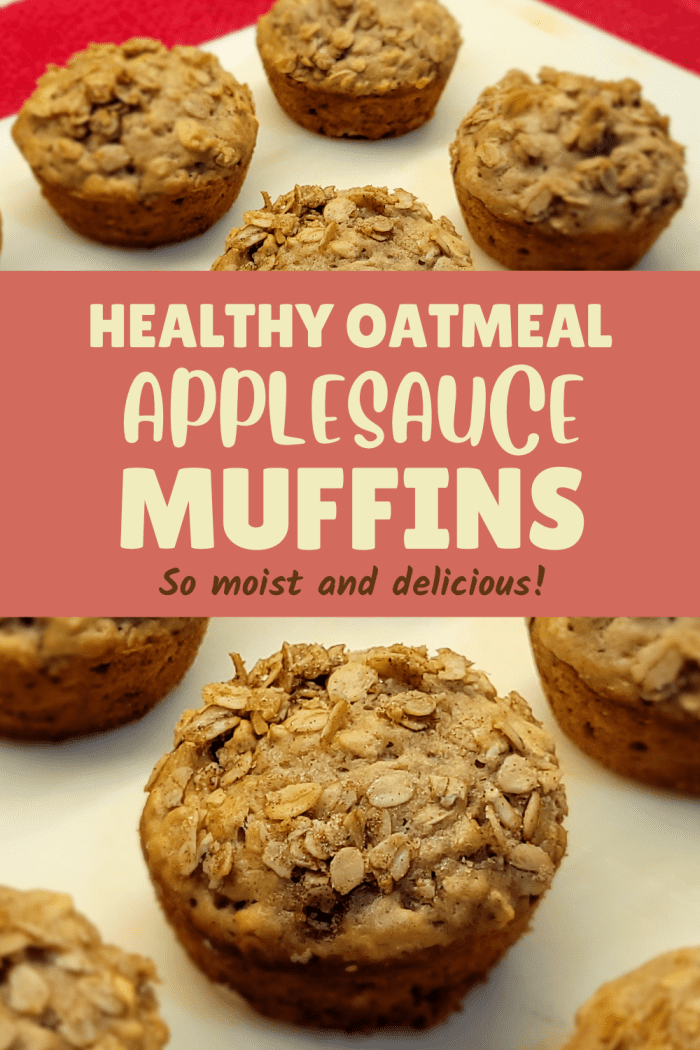 Healthy Oatmeal Applesauce Muffins Delishably