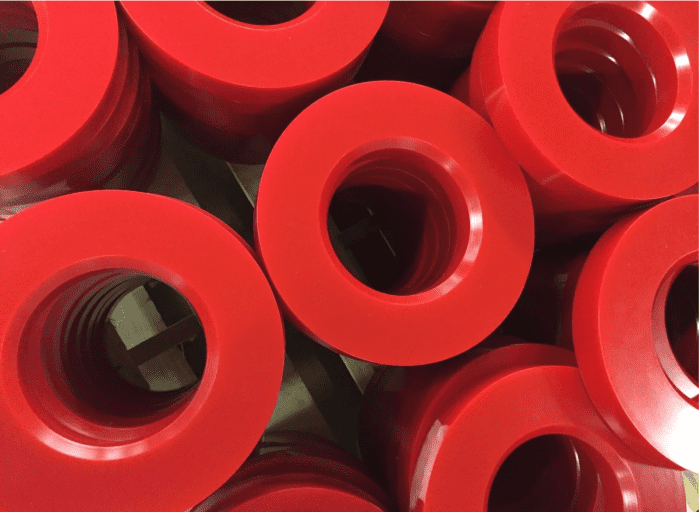 Polyurethane molding is often used for larger-scale applications, but can also be used for smaller objects like toys and medical devices.