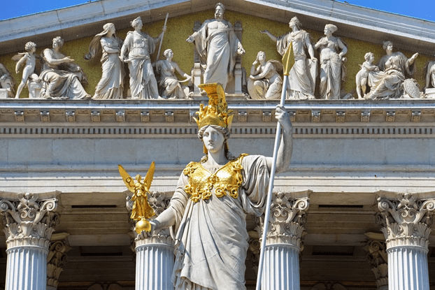 The role of priestess allowed a women a voice in the public arena of the polis.