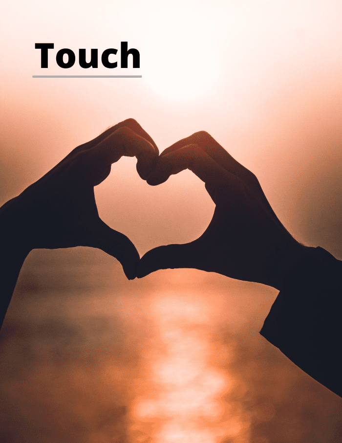 Couples should want to hug, hold hands, and kiss. Touch = intimacy. We show we are interested in someone through body language and touch. This shouldn't stop as your relationship ages.