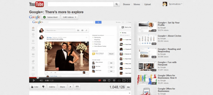 Google's new G+ video for those who have yet to learn about Google Plus, and its latest updates to its social networking platform