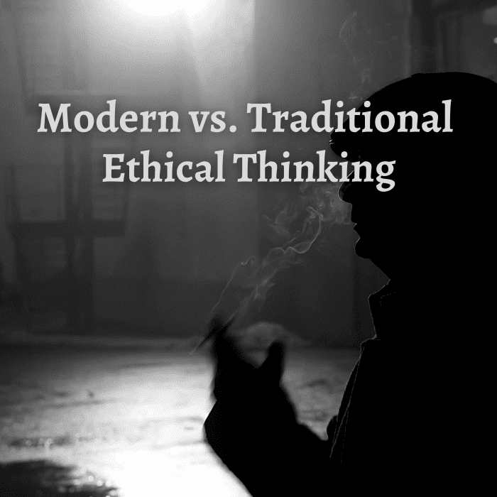Smoking cigarettes is an act that can be looked at through both modern and traditional ethical thinking.