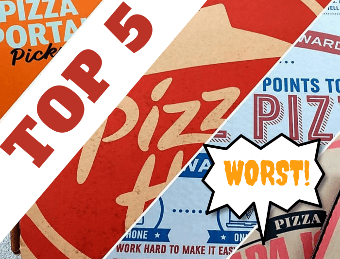 The Top 5 Worst Chain Pizza Joints In America - Delishably