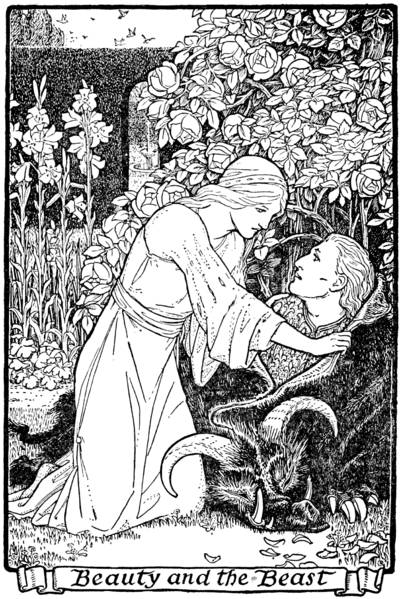 Crane beauty5.jpg CC-PD-Mark illustration at page 39 in Europa's Fairy Book.jpg Author: James Jacobs 1916