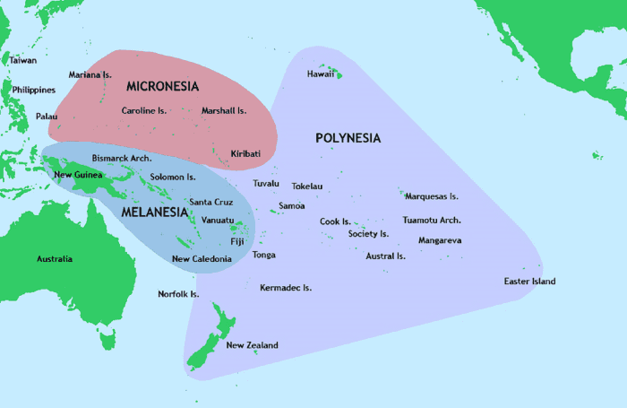 Tonga's position in the South Pacific. It is comprised of 171 islands, 45 of which are populated.