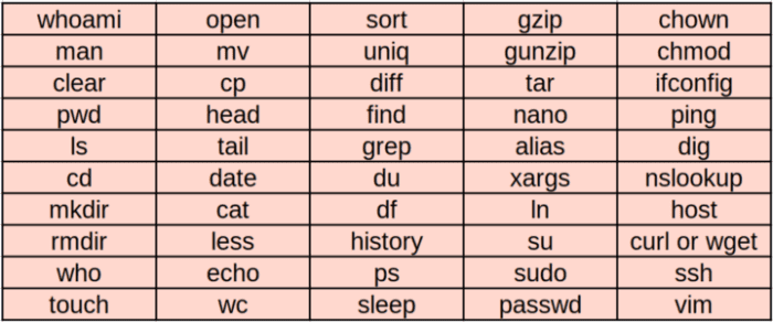 30+ Standard Linux Commands for Beginner or Intermediate Users - HubPages