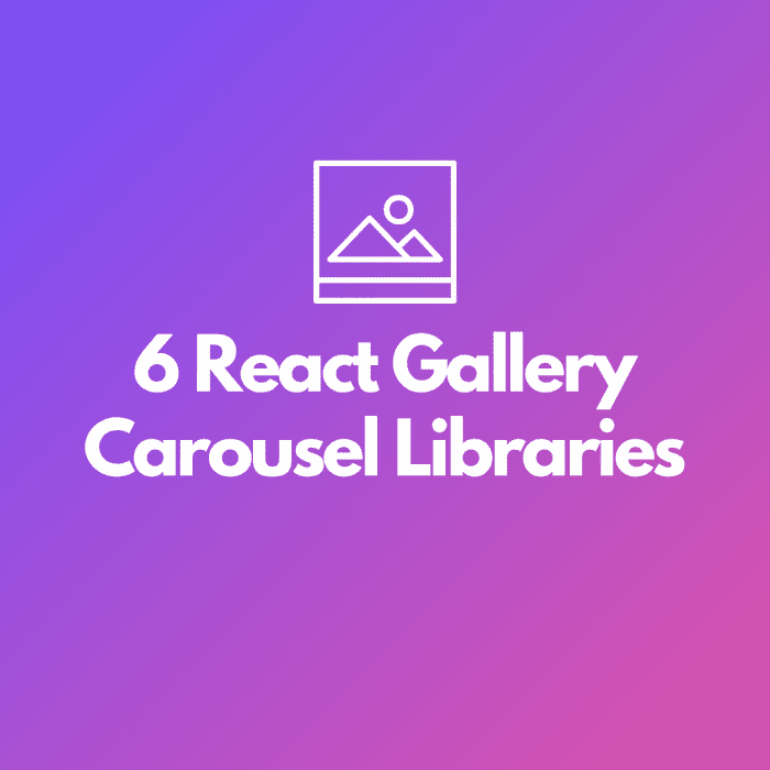 Discover some of the best React gallery carousel libraries in this comprehensive list!