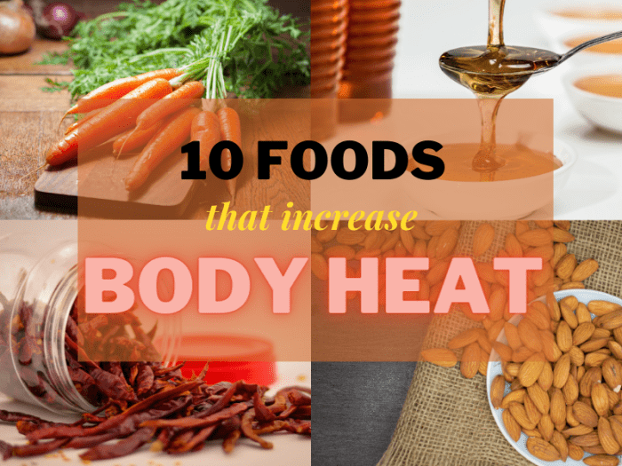 10 Foods to Increase Body Heat When You Go to Bed CalorieBee
