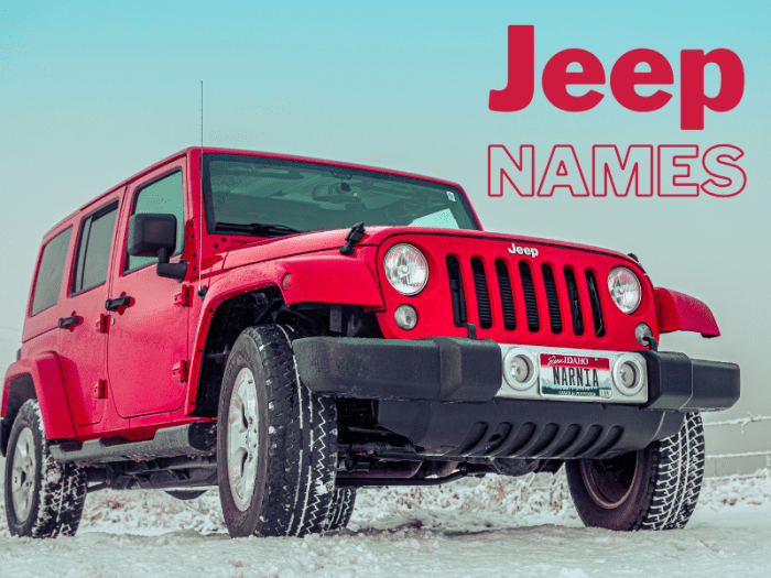 4 Unique Jeep Names (You’ll Wish You Thought of Yourself) AxleAddict