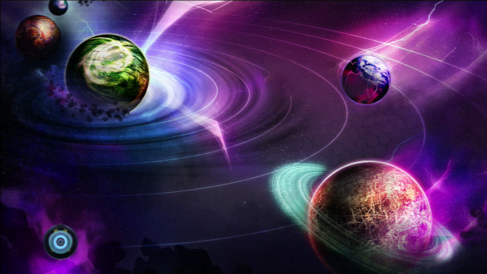 The "world map" of the game essentially. It is indeed a short game but there is a lot to explore on each world.