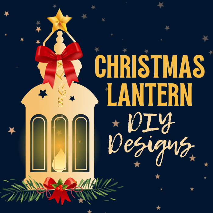 Add a little magic and sparkle to your Christmas decorations with these beautiful homemade lanterns!