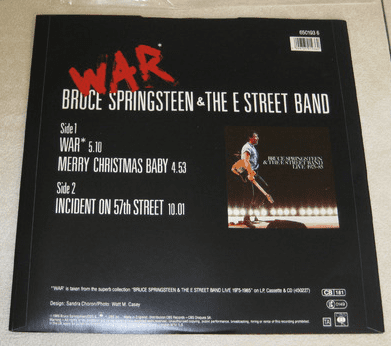 Bruce Springsteen vinyl and compact disc collectibles from the Eighties ...