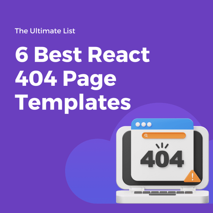 6 Best React 404 Page Templates You Can Add to Your Project - HubPages