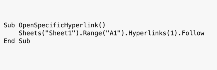 Excel Visual Basic Codes That Open Hyperlinks - HubPages