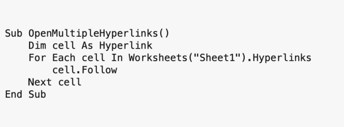 Excel Visual Basic Codes That Open Hyperlinks - HubPages
