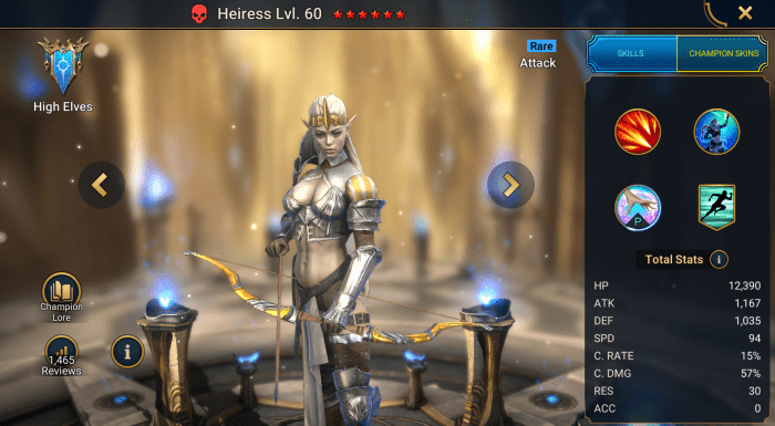 "Raid Shadow Legends" Free-to-Play Champion Guide: Heiress - HubPages