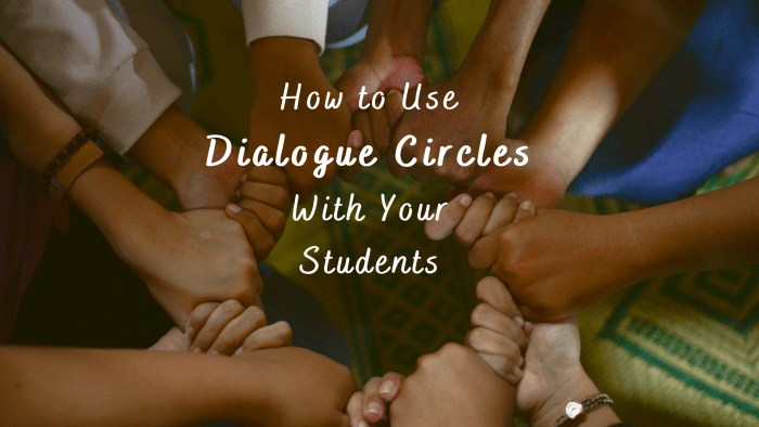 Community circles are an effective way to teach students valuable life skills.
