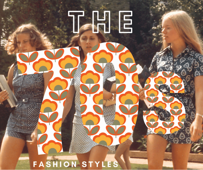 lata 70.to rewolucyjny czas, szczególnie dla mody.'70s was a revolutionary time, especially for fashion.