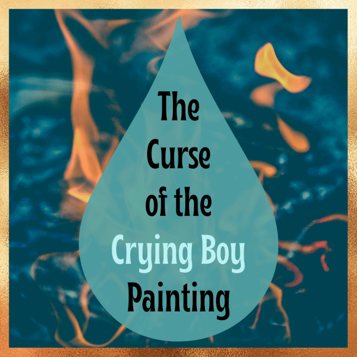 Learn about the supposed curse behind the Crying Boy Painting, a replica painting that was popular in the 1980s.