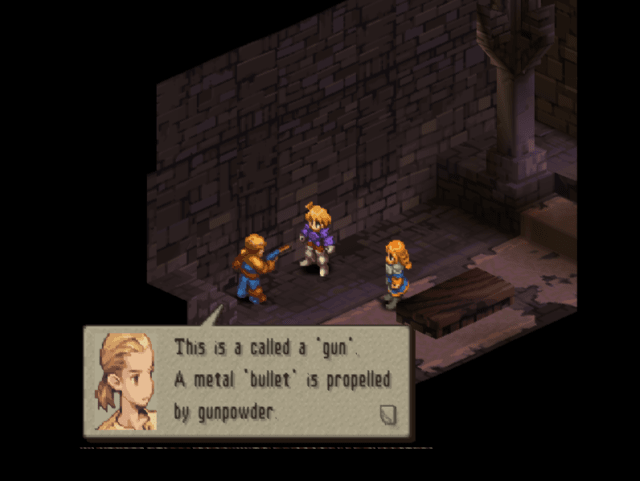 If you didn't think of the magical guns from Final Fantasy Tactics when you read the spellslinger for the first time, you need to go play Final Fantasy Tactics.