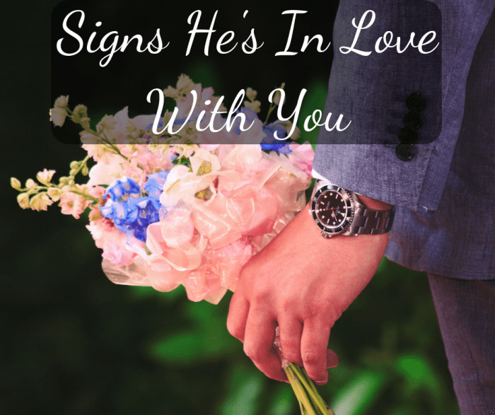 Here are some tell-tale signs that your man is in love with you. Some little things actually mean so much when it comes to a man's level of interest.