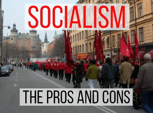 A May Day demonstration in Sweden. The Nordic model of government general combines free market capitalism with a strong welfare state. The system also promotes gender equality, income redistribution, and a liberal fiscal policy.