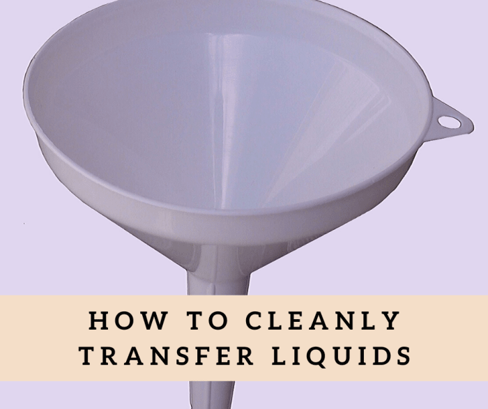How to Cleanly Transfer Liquids From One Container to Another Delishably