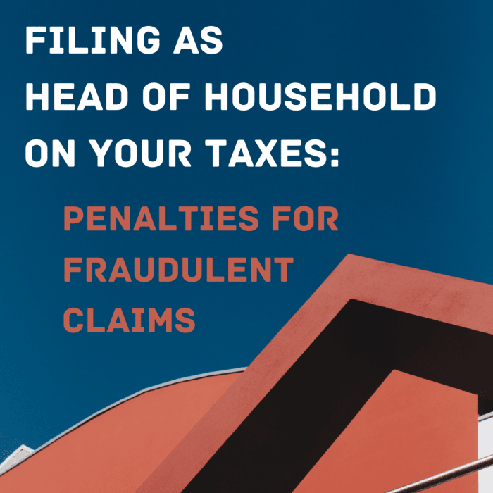 Learn why you should not try to claim the head of household status on your tax return unless you are legally entitled to it.