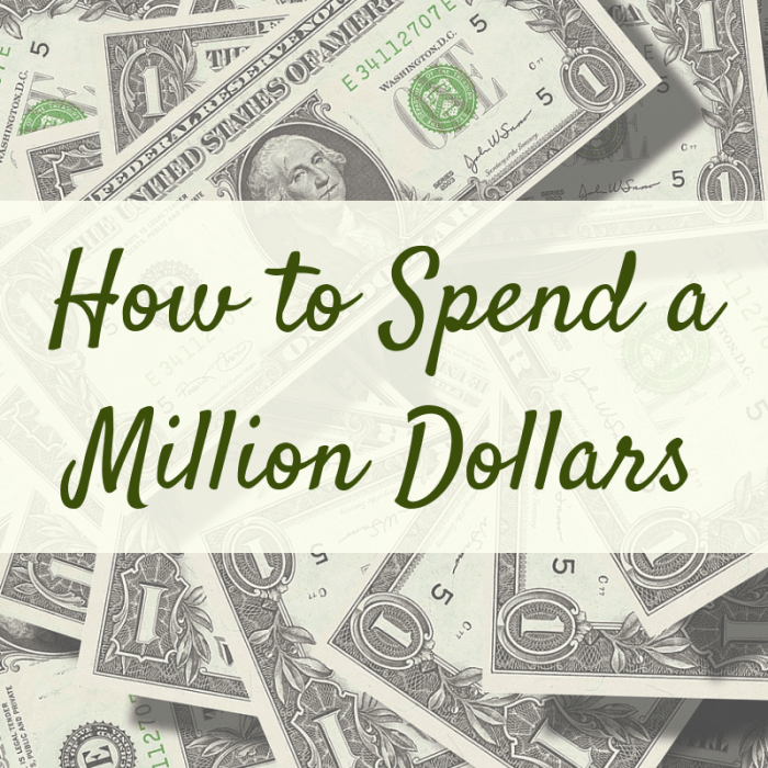 Speri di vincere la lotteria? Cerchi di incassare i tuoi investimenti? Ecco alcune idee su cosa puoi fare con un milione di dollari quando arriverà il giorno.