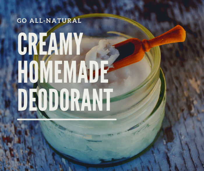 Creamy Homemade Deodorant Antiperspirant Bellatory