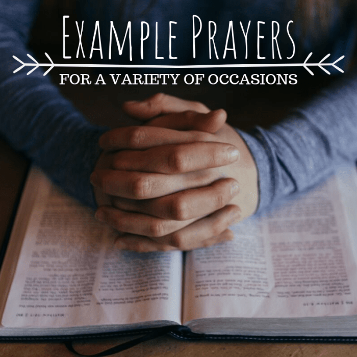 Wondering what to say in a prayer when you're put on the spot to do the honors at a meal or any other special occasion? Use this guide as a reference.