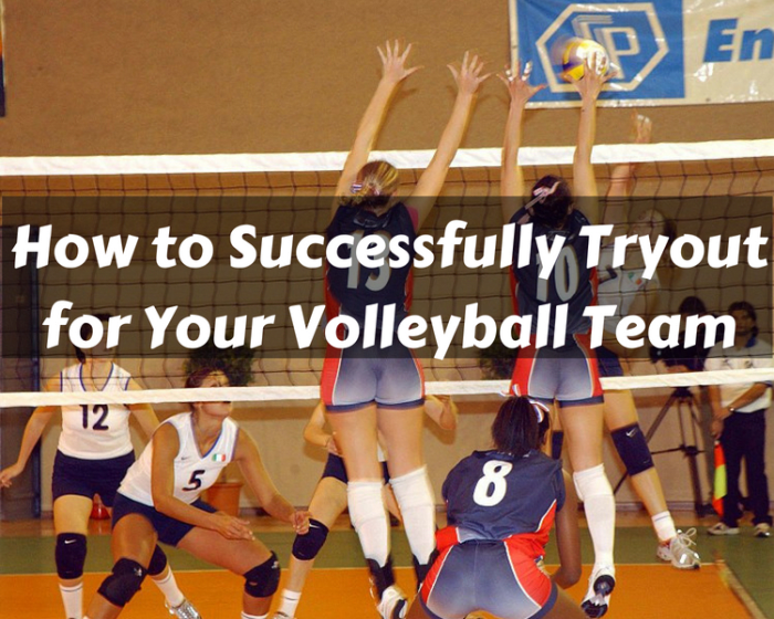 Cómo asar las pruebas de voleibol y formar parte del equipo.