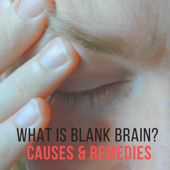 Drawing a blank in the brain is frustrating when you have work to do or something important to say.