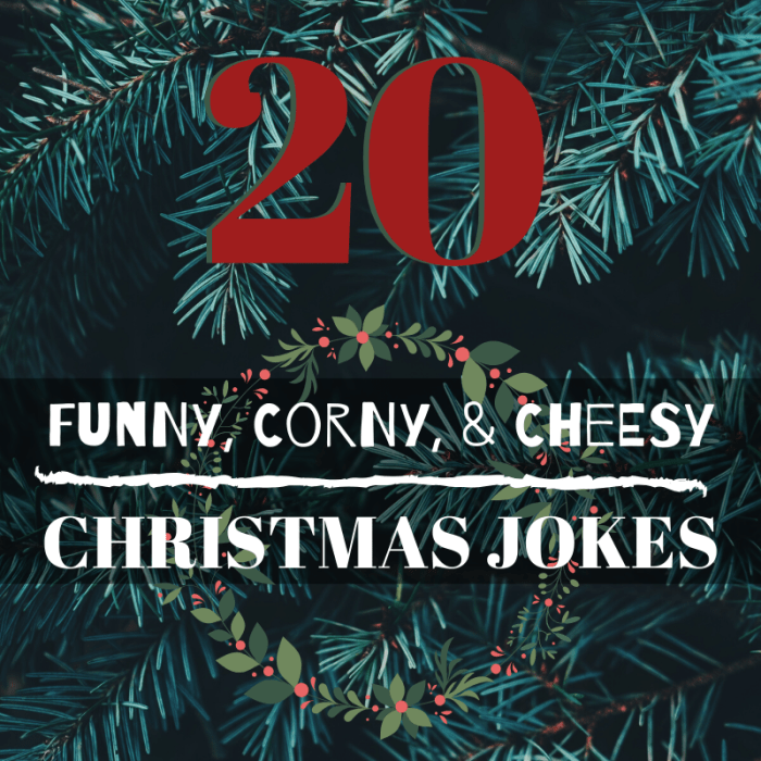 These Christmas jokes are cringey, corny, cheesy, and maybe . . . just maybe . . . a little bit funny.