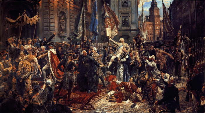 Constitution of May 3, 1791 by Jan Matejko. Major political changes had great impact on the lives of our ancestors.