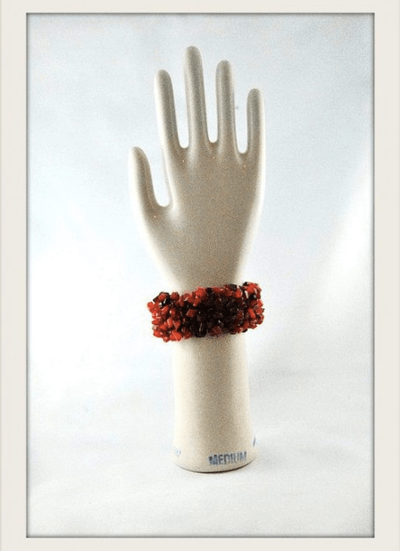 Let me give you a hand selling on Etsy. Glove Mold: RetroChalet , Molds range about $36-$45 for a vintage mold. Bracelet: TreasureTrunk Designs, who sold handmade jewelry on Etsy.