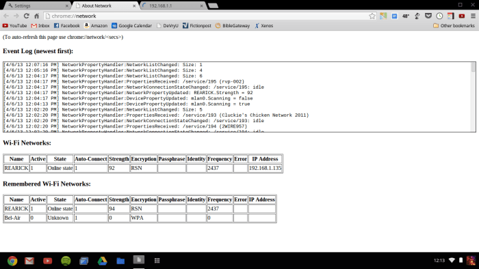 In the Wi-Fi Networks section, check your encryption type. RSN and WPA are good. Make sure it is not WEP.