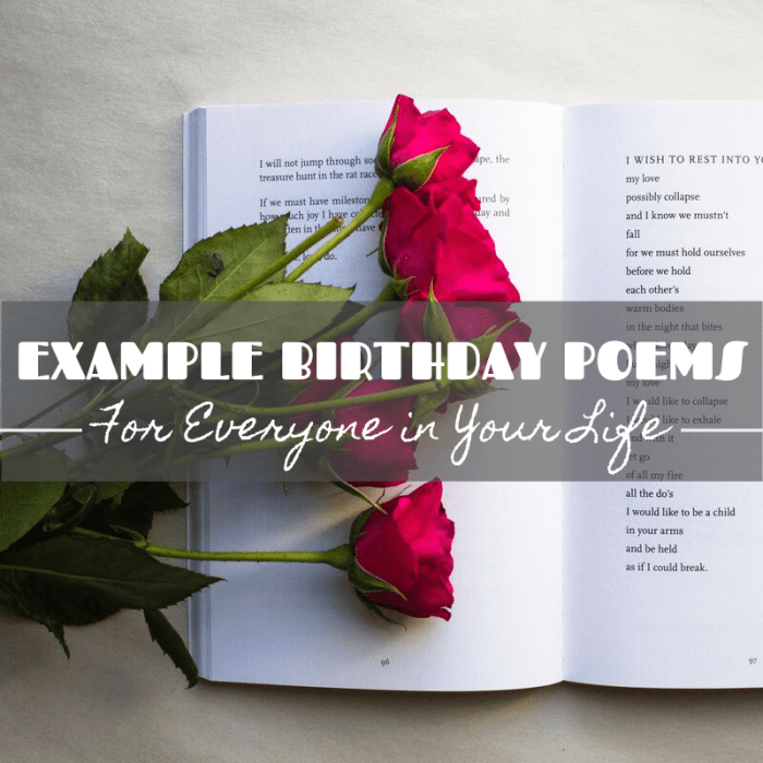Writing a poem is a great way to celebrate someone on their birthday. Use these examples for inspiration.