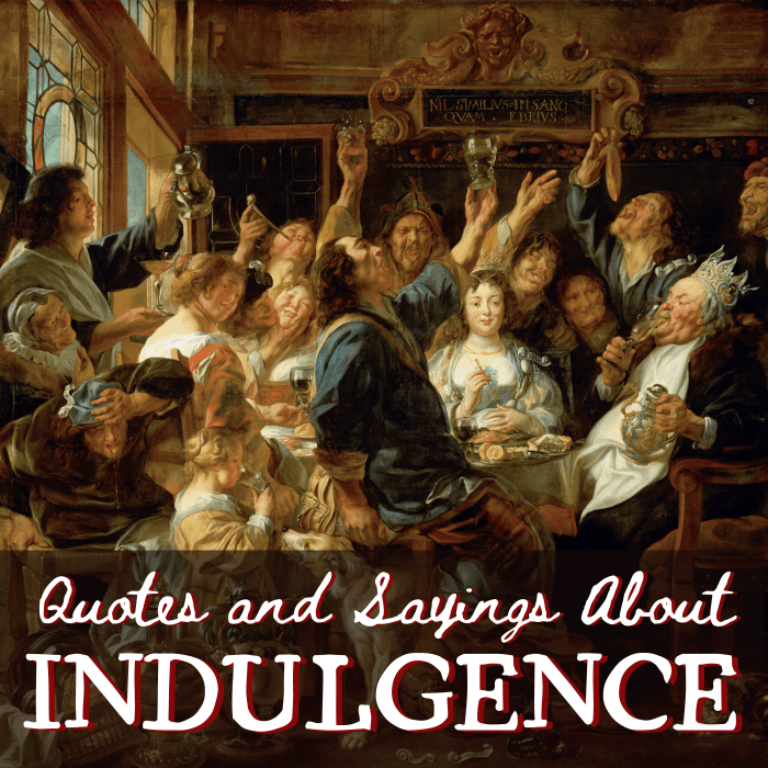 This article includes thoughts about indulgence, moderation, greed and excess from great thinkers new and old.