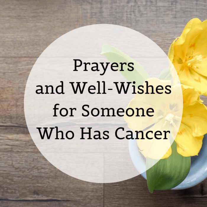 Finding the right words to comfort a cancer patient is difficult. For those who are religious, these messages of prayer and well-wishes can help.