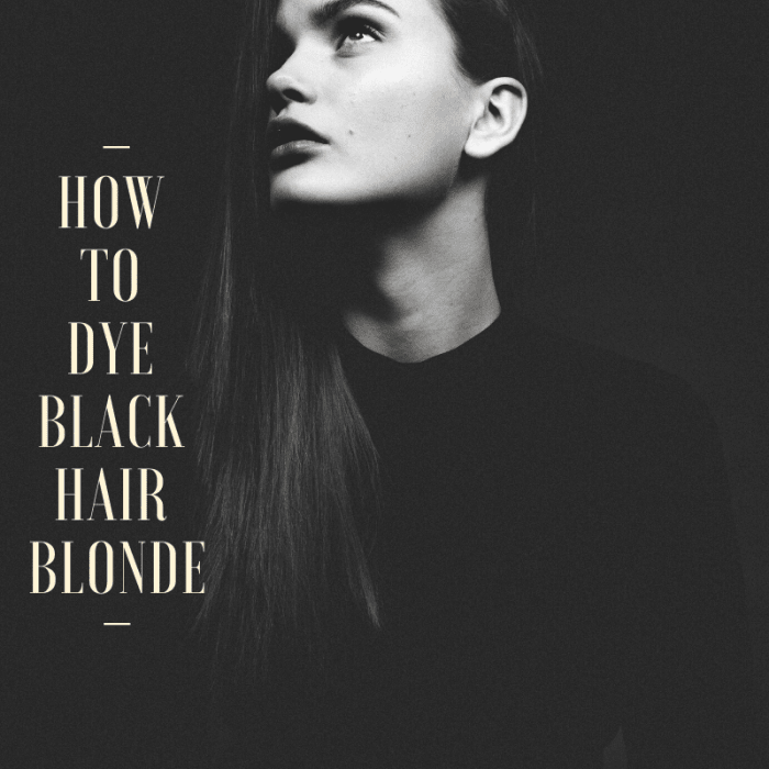 Are you wanting to dye your black hair blonde, but are afraid to? Read on to learn how to do it right.