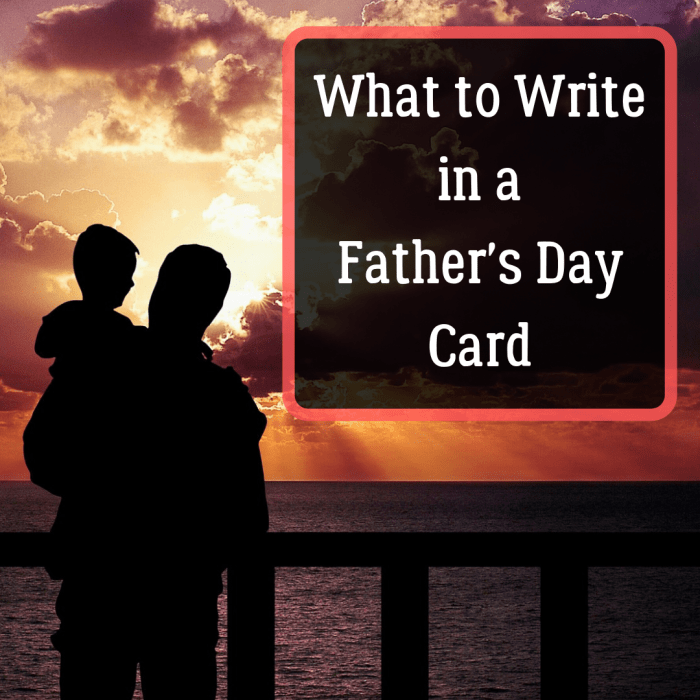 Read some ideas for sincere, funny, and Christian messages for a father or stepfather on Father's Day.