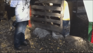 Every shed should be set upon a firm foundation. I have many large rocks that I have gathered and positioned in the earth around the perimeter of my shed forming a solid base under the walls.