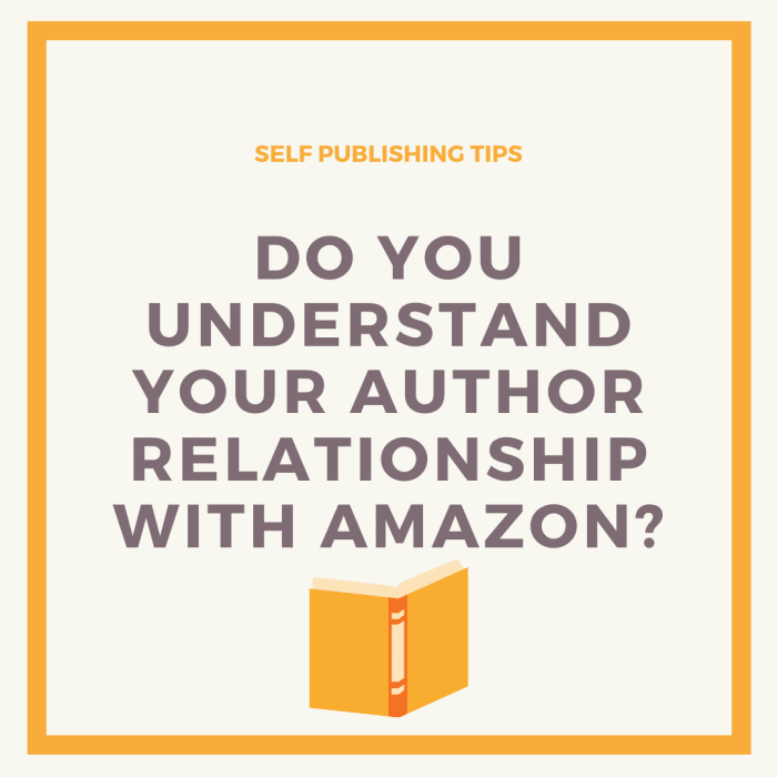 Authors are often misinformed or confused about their relationship with Amazon.